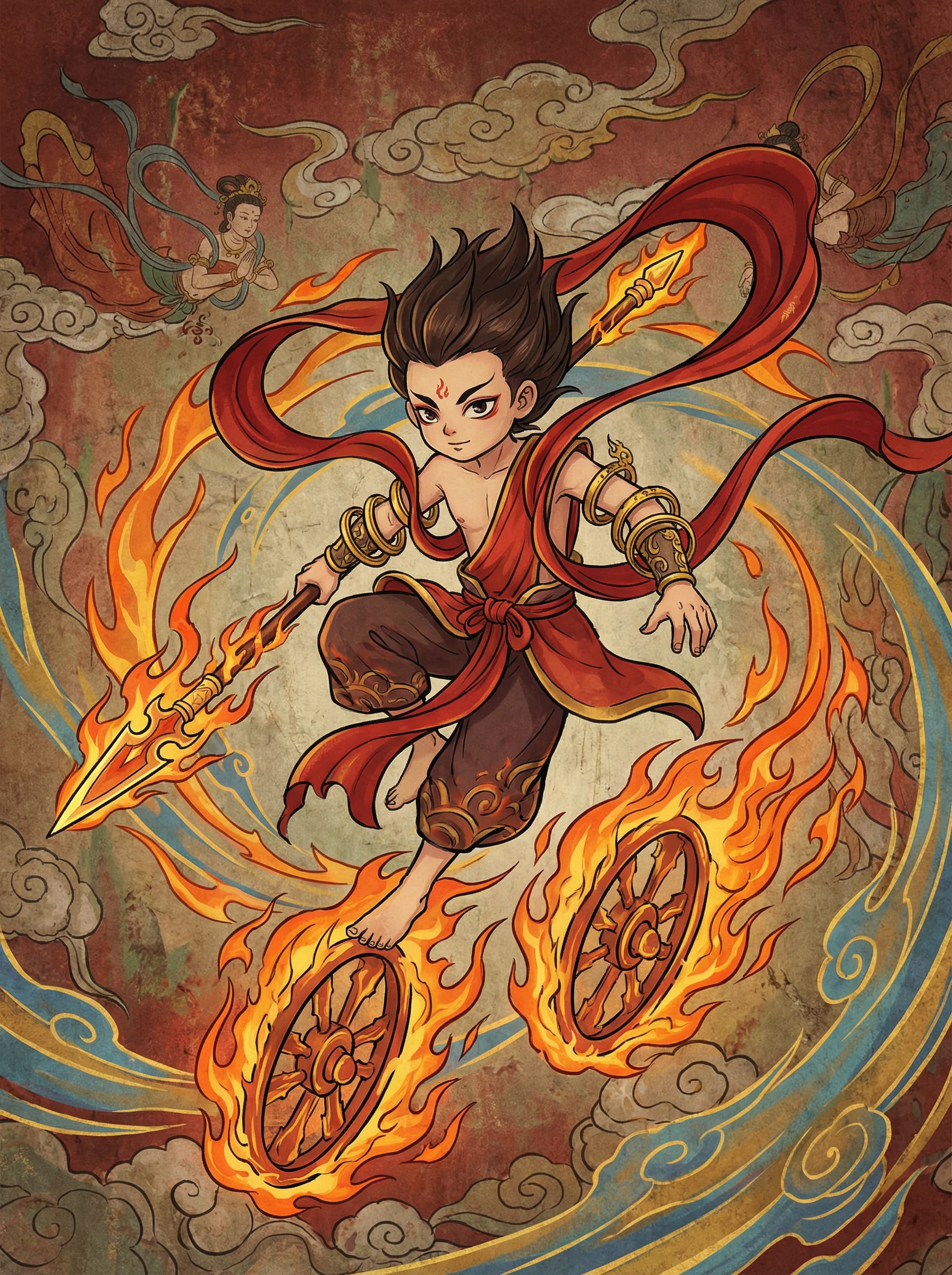 哪吒 - 隐藏身份 封神榜阐教动漫角色