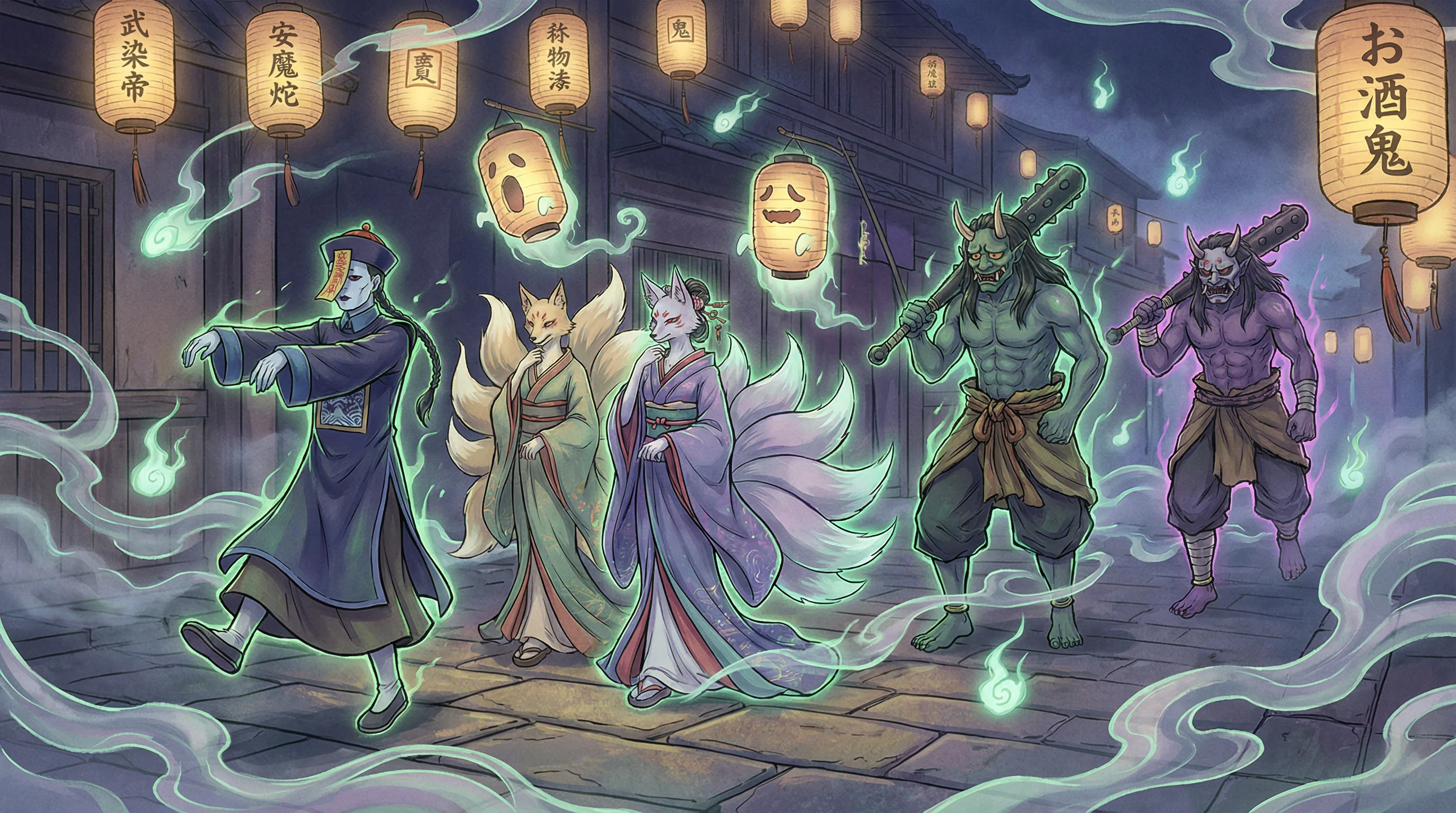 百鬼夜行 - 隐藏身份 中日鬼怪动漫